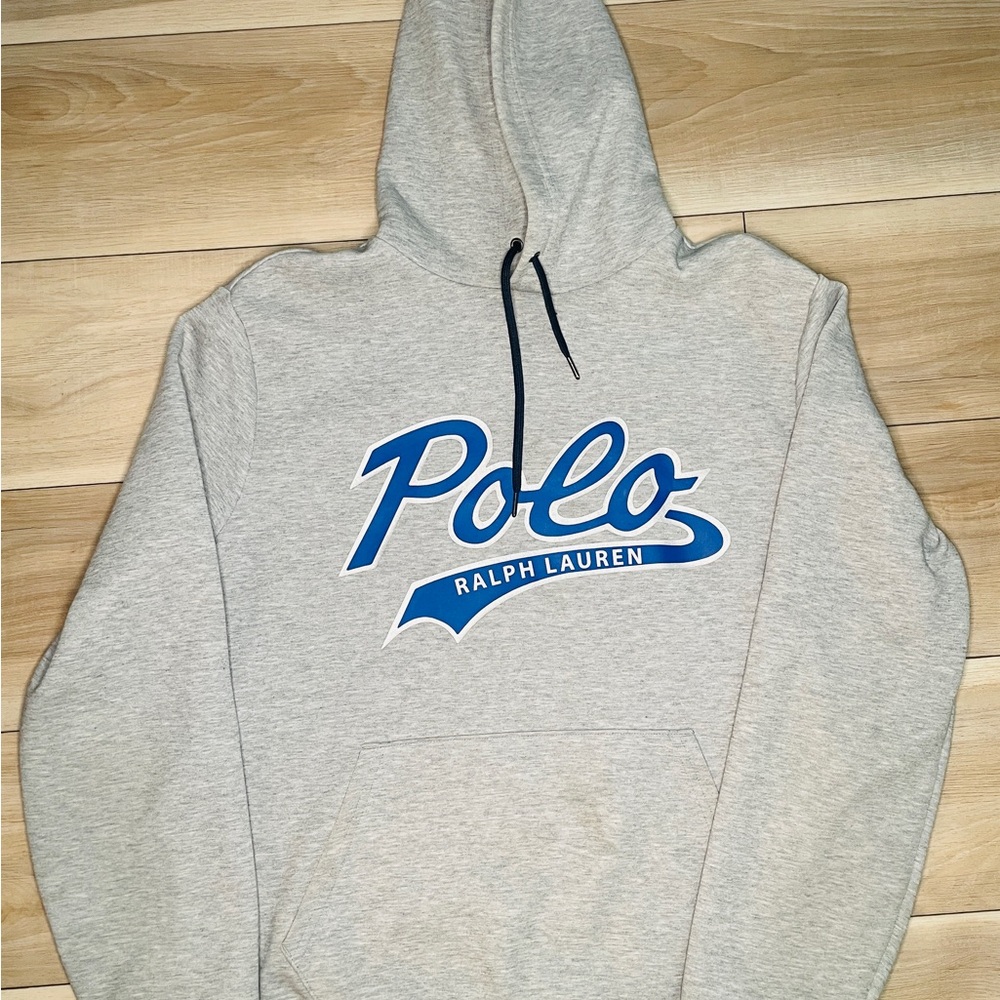 Polo by Ralph Lauren Gray Hoodie for Men size M